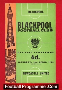 Blackpool v Newcastle United 1966
