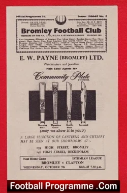 Bromley v Enfield 1964