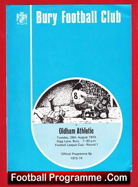 Bury v Oldham Athletic 1973