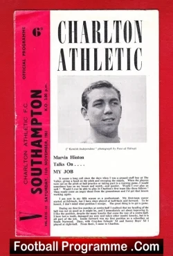 Charlton Athletic v Southampton 1961