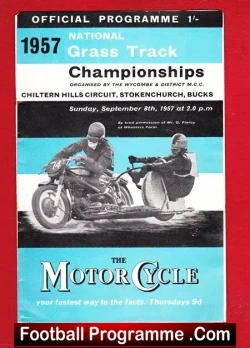 Chiltern Hills National Grass Track Championship 1957