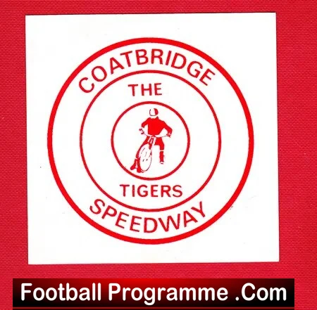 Coatbridge Speedway Sticker Badge 1970s