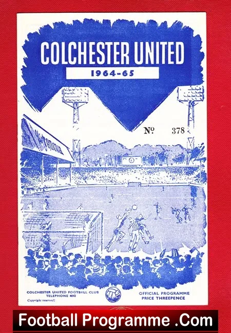 Colchester United v Reading 1964