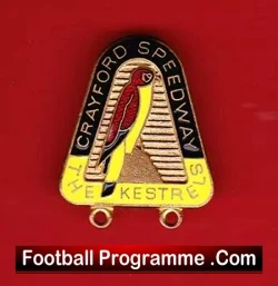 Crayford Kestrels Speedway Badge 1970s - sports memorabilia