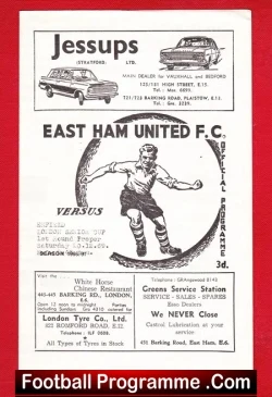 East Ham United v Enfield 1969 – London Senior Cup