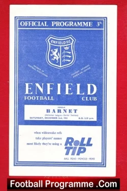 Enfield v Barnet 1961