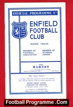 Enfield v Barnet 1964 – FAC 2nd Round