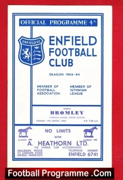 Enfield v Bromley 1964