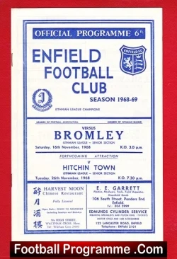 Enfield v Bromley 1968