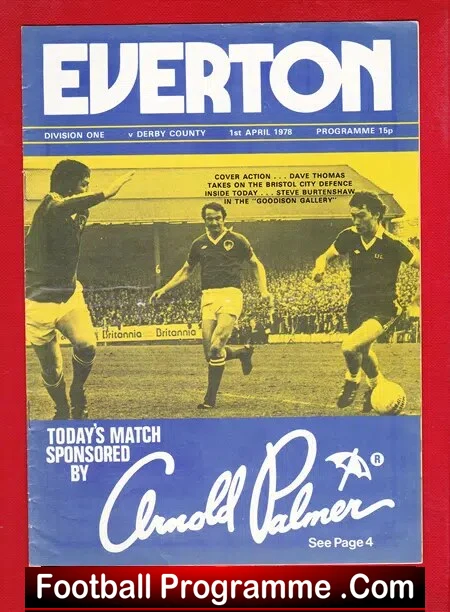 Everton v Derby County 1978