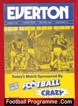 Everton v Ipswich Town 1978