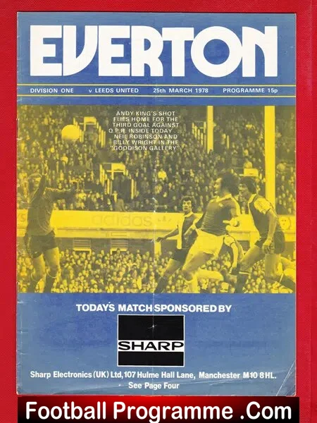 Everton v Leeds United 1978