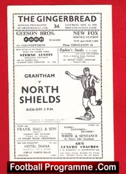 Grantham Town v North Shields 1958