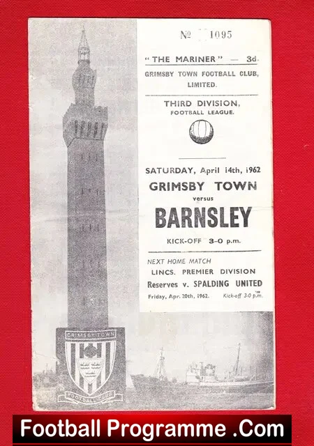Grimsby Town v Barnsley 1962