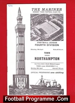 Grimsby Town v Northampton Town 1970