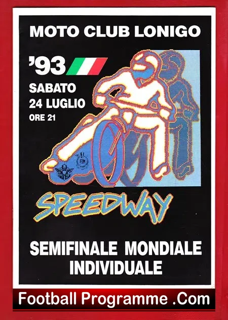 Italy Speedway Moto Club Lonigo Individual Semi Final 1993