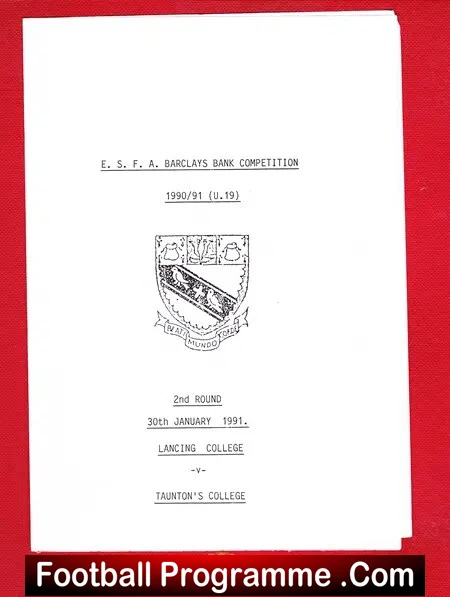 Lancing College v Taunton College 1991