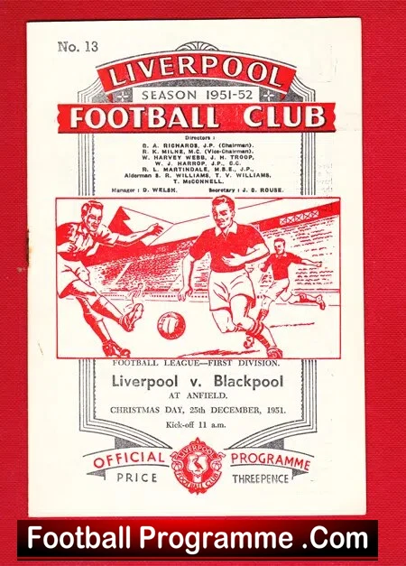 Liverpool v Blackpool 1951