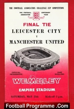Manchester United v Leicester City 1963 – FA Cup Final + Song