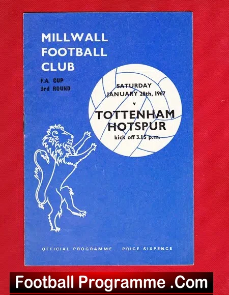Millwall v Tottenham 1967