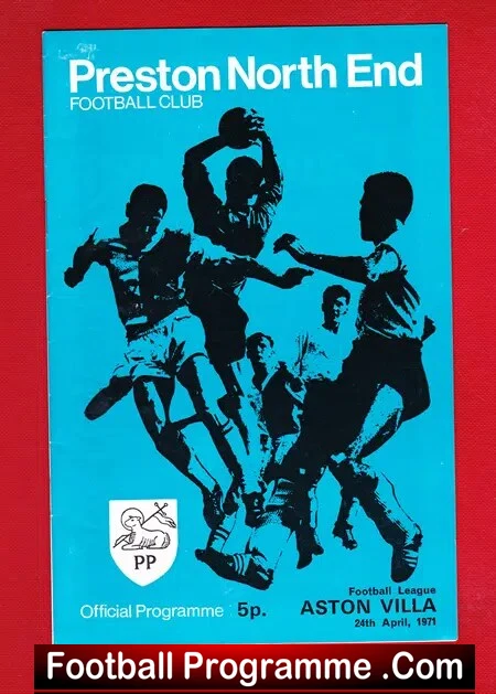 Preston North End v Aston Villa 1971