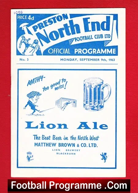 Preston North End v Plymouth Argyle 1963