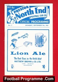 Preston North End v Plymouth Argyle 1963