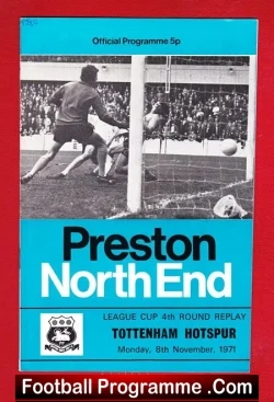 Preston North End v Tottenham 1971