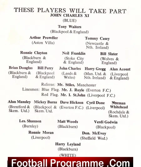 Richie Wade Testimonial Benefit Match Skelmersdale United 1969