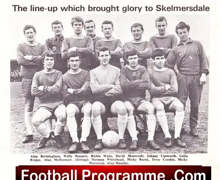 Richie Wade Testimonial Benefit Match Skelmersdale United 1969