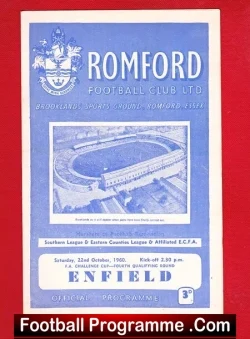 Romford v Enfield 1960 – FA Cup