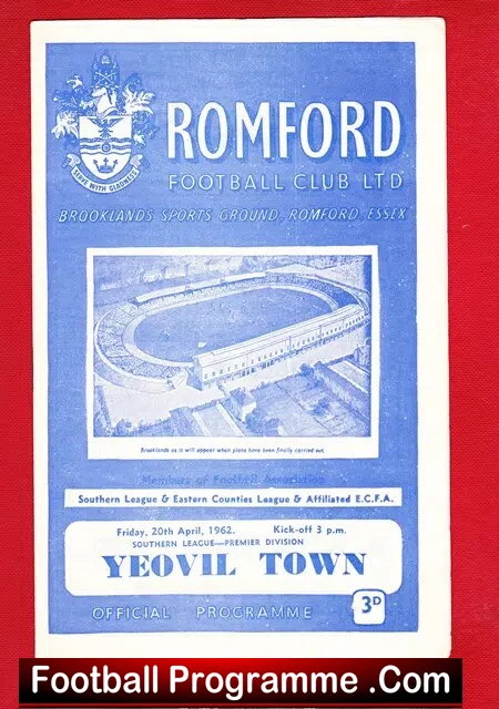 Romford v Yeovil Town 1962
