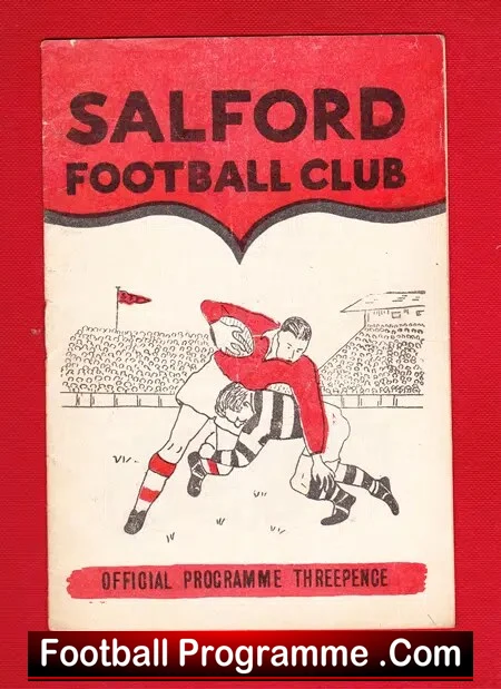 Salford Rugby v St Helens 1960