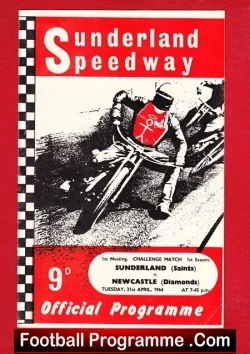 Sunderland Speedway v Newcastle 1964