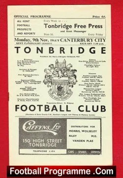 Tonbridge v Canterbury City 1964