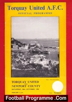 Torquay United v Newport County 1954