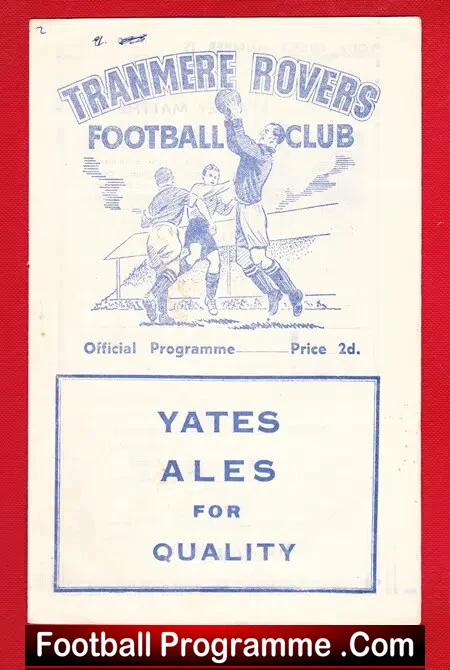 Tranmere Rovers v Western Command 1955 – British Army