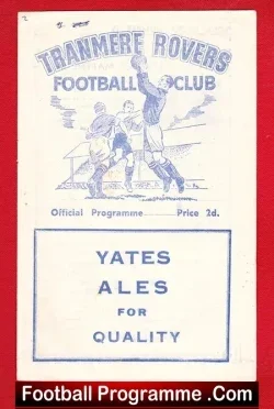 Tranmere Rovers v Western Command 1955 – British Army