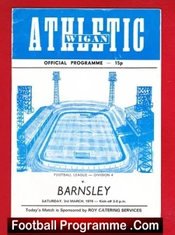 Wigan Athletic v Barnsley 1979