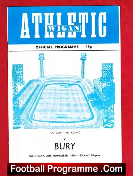Wigan Athletic v Bury 1978 – FA Cup