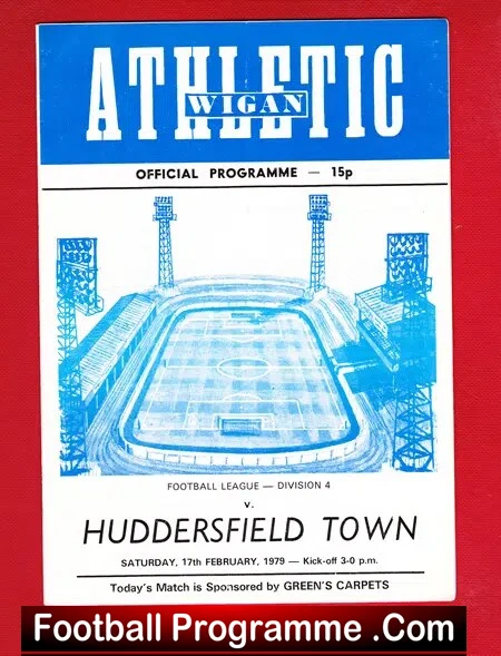 Wigan Athletic v Huddersfield Town 1979