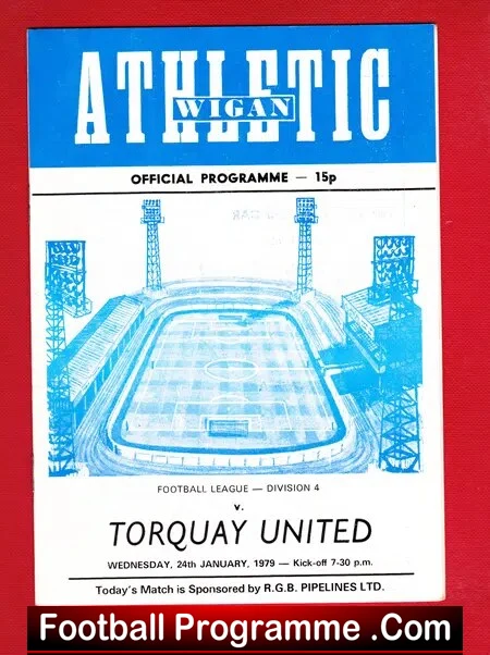 Wigan Athletic v Torquay United 1979