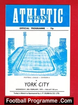 Wigan Athletic v York City 1979