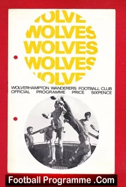 Wolves Wolverhampton v Newcastle United 1967 - football programme