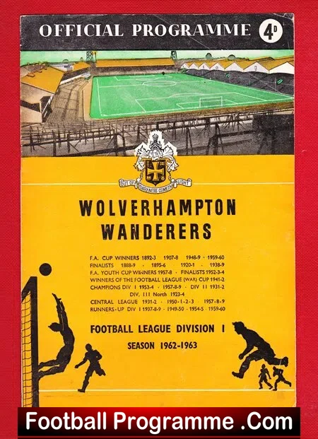Wolves Wolverhampton v WBA 1962
