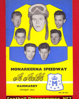 Sweden Monarkerna Speedway 1955 – Rare