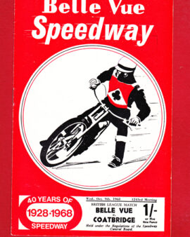 Belle Vue Speedway v Coatbridge 1968