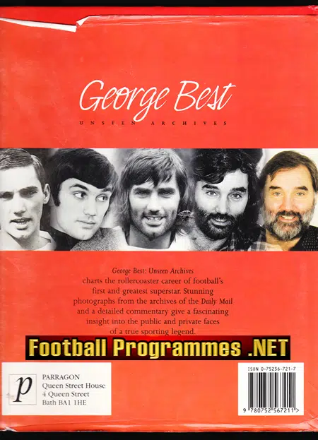 George Best Unseen Archives Football Book 2001