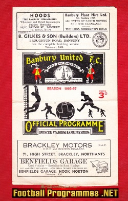 Banbury United v Rugby Town 1966