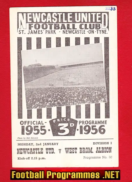 Newcastle United v WBA 1956